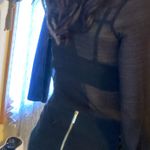 Michael Kors Micheal Kors Pencil Skirt Leather Side Accents. Gold Zipper In Back  Photo 1