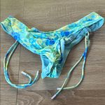 Blackbough  Floral Blue and Yellow Bikini Bottom Photo 3