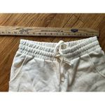 Madewell  Cotton-Hemp Pull-On Sweatshorts S NWT Ivory Cream Photo 2