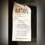 Nation Ltd New  - Sabrina One Shoulder Party Tee Shirt in Jet Black Medium $125 Photo 4