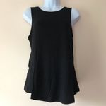 Pink Lotus PL Movement Soft Black Open Back Wrap Top Sz XS Photo 5