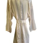 Valerie Stevens Cream & Sheer Light Robe Size Medium EUC Photo 4