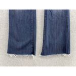 joe's jeans Women's The Rocker Lean Flare Fit Frayed Ends Medium Wash Size 28 Photo 10