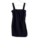 Everlane Paper Bag Dress Black Cotton Mini Pockets Neutral Casual summer Medium Photo 13