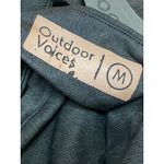 Outdoor Voices Hug Dark Green Logo Band V Neck Athletic Sports Bra Crop Top M Photo 2