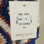 NWT Rebellion Again Granny Square Crochet Fringe Tank Top S Boho Festival Hippie Multiple Photo 6