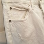 AGOLDE {25} 90s Mid Rise White Loose Fit Distressed Jeans Photo 4