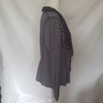 Market & Spruce Stripe Polka Dot Cardigan Womens Sz M Preppy Nautical Layering Photo 3