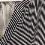 Old Navy Old‎ Navy Women's Large Blue White Striped Shirt V-neck Loose Fit Rayon Photo 2