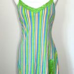Cotton Slip Dress Green Size M Photo 1