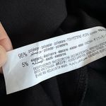 ZARA NEW Black Midi Dress Rope Tie Waist Long Sleeve Sporty Prep Casual V Neck Photo 12