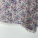 Jane & Bleecker Floral Crochet Trim Sleep Shorts Women's Size Medium Cotton Photo 3
