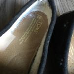 Toms  Classic Slip-on Black Fur lining Wool‎ Blend Shoes Womens Size 7 Photo 1