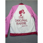 Women's Barbie Jacket Large White Pink Photo 5