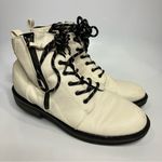 Bare traps Amysue white combat boots zip up women’s‎ size 7.5 punk casual Photo 3
