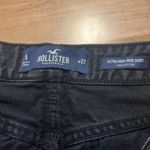 Hollister  Black Ultra High-Rise Jean Skirt - size 27 Photo 3