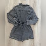 J.ING Charcoal Denim Long Sleeve Jumpsuit 🩶 Gray Size XS Photo 5