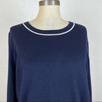 Boden Navy Blue Bell Sleeve Sweater Size 16 Photo 2