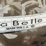 Vintage Dress Size Large La Belle Short Sleeve Green Floral Slim Fit Photo 3