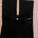 Anne Klein Pants Womens Size 4 Black Pants Business Career Gold Button NWOT Photo 0