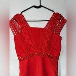 Willow & Clay NWT-- poppy color- Crochet Strap Romper- size small Photo 5