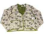 Disney NWT Bambi Thumper Flower Women's Medium Green Quilted Jacket Photo 1