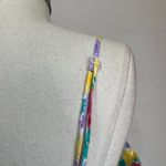 VTG Axiom Floral Teddy Romper One Piece Lingerie Adjustable Straps Sz Large Pink Photo 4