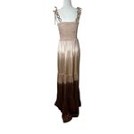 Rays for Days x REVOLVE Eleanor Maxi Dress in Carmel Ombre Small New Womens Brown Photo 6