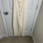 ZARA  white belted jumpsuit size‎ medium minimalist vacation summer Photo 5