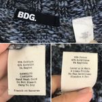 Urban Outfitters BDG Striped Shaker Stitch Cardigan Blue Gray White Size S Photo 4