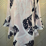 Bar III Bar‎ III Ruffle-Sleeve Shift Dress in Pink Combo Photo 4