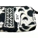Vera Bradley Night & Day Wristlet pre-loved floral black and white Photo 4