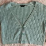 Alice + Olivia Zelina Deep V Cardigan Breeze Photo 4