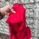 Wrangler Vintage 90s  Red cape beaded sweetheart neckline western shirt M/L? Photo 6