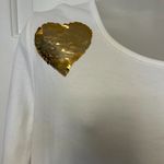 Quacker Factory  Sequin Heart Shirt Photo 5
