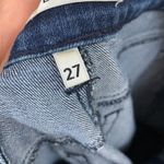 Dex Flared Ashbury Distressed Dark Wash Jeans Blue Size 27 Photo 2