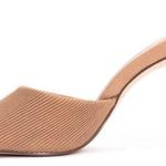 Chinese Laundry Rhonda ripple decorative metallic heels sandals tan size 10 NWT Photo 1