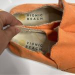 Vionic  Beach Malibu canvas slip on sneakers loafers‎ orange size 8.5 Photo 6