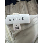 Mable Floral Print Ruched Bodycon Dress Spaghetti Strap Midi Slit Photo 6