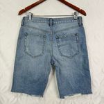 Free People  Caroline Cut Off Bermuda Jean Shorts‎ Size 26 Photo 6