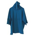 Denim & Co Active Womens 5XP Blue Hoodie Pullover‎ Drawstring Sweatshirt Blue Size 5X Photo 3