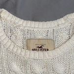 Hollister  Women's White Cable Knit Sweater Photo 2