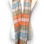 Lands' End  plaid colorful scarf Photo 1