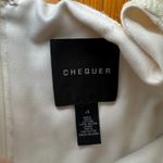 Chequer White Lace Dress Flutter Sleeve‎ Party Cocktail Summer Size 4 Photo 1