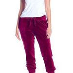 Michael Kors  Burgundy Plush Velvet Joggers Plus Size XXL NWT $88.00 Photo 0