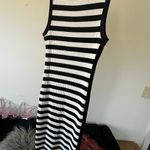 Susana Monaco Black And White Stripe Maxi Photo 0