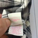 Victoria's Secret Y2K  PINK Rhinestone Flannel Women Top Sz M Festival Grunge Stud Photo 12