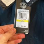 Under Armour  Black Windbreaker Pullover Vest Zip Neck Loose Fit Womens Medium Photo 5