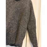 J.Crew J.‎ Crew Wool Blend Pullover Sweater Gray Button Neck Womens L Photo 3