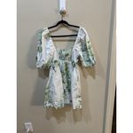 Free People Peony Puff Sleeve Babydoll Dress Floral Milkmaid Cottage Peasant Photo 4
